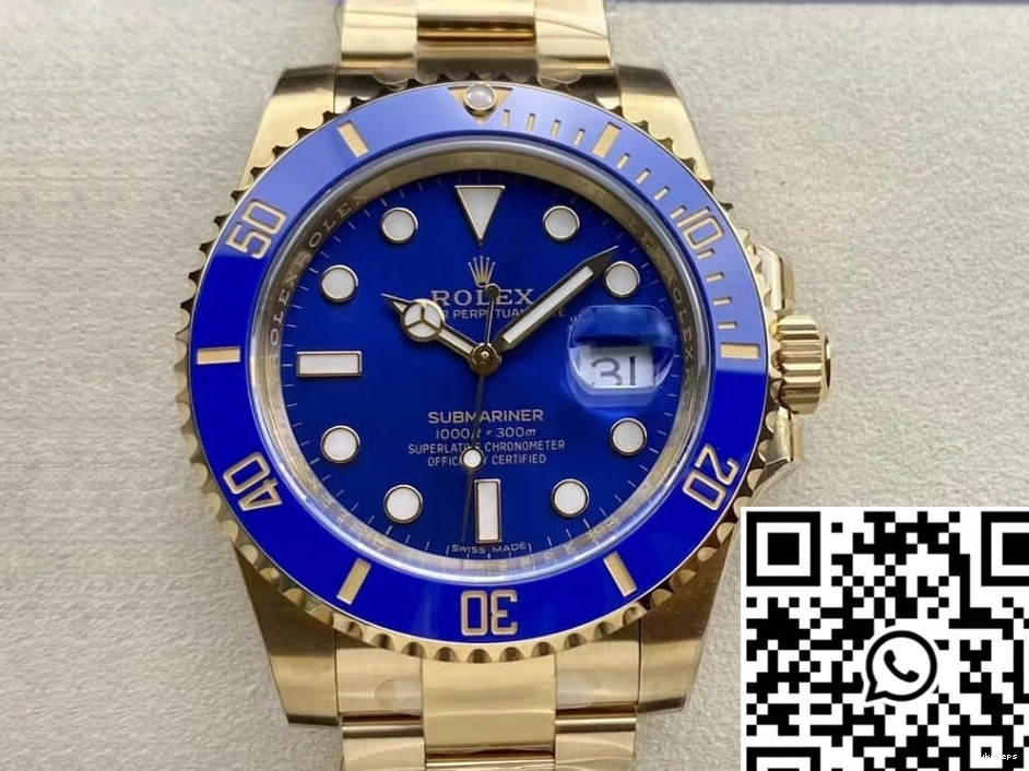 ComfortFit Blue Bezel Rolex 1213 M116618LB-0003 Clean Submariner Factory 0716